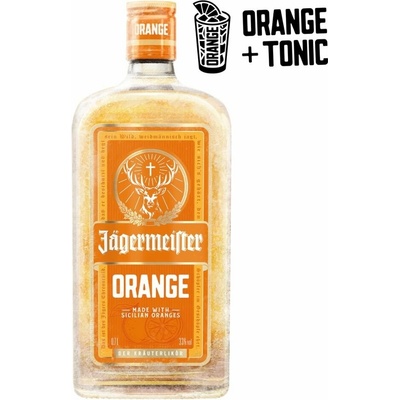Jägermeister Orange 33% 0,7 l (holá láhev)