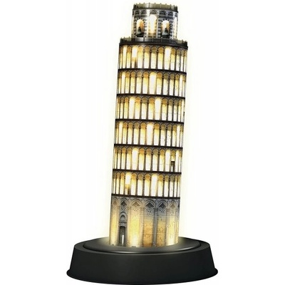 Ravensburger 3D puzzle svítící Šikmá věž v Pise noční edice 216 ks – Hledejceny.cz