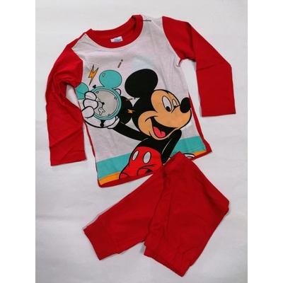 Chlapecké pyžamo Mickey Mouse červená