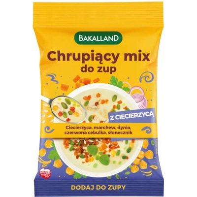 BAKALLAND Křupavá směs do polévek s cizrnou 75 g