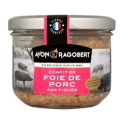 Avon & Ragobert Konfit z vepřových jater s fíky,180 g