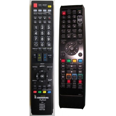 Dálkový ovladač General Funai NB847, NB848, NB807, NB808 – Hledejceny.cz