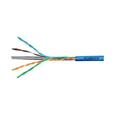 Schrack HSEKU423P4 U/UTP Cat.6 4x2xAWG24 300 MHz, PVC, Eca, 305m, modrý