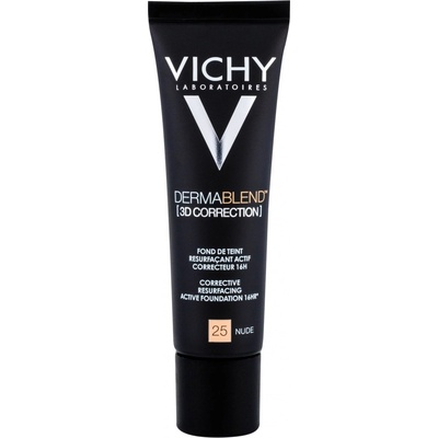 Vichy Dermablend 3D Correction vyhladzujúci korekčný make-up SPF25 55 Bronze Corective Resurfacing 30 ml