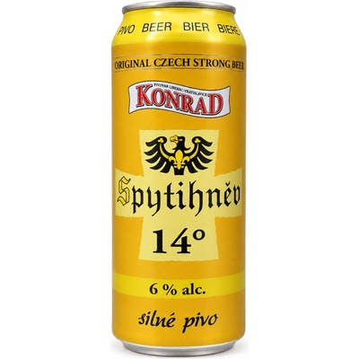 Konrad Vratislavice Spytihněv 14° 0,5 l (plech)