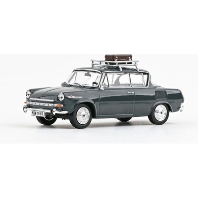 ABREX Škoda 1100MBX 1969 šedá tmavá 143AU-721CD 1:43