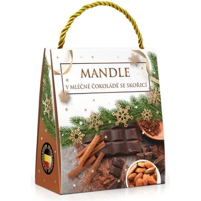 Mandle v mléčné čokoládě se skořicí Sweet&Snack 200 g