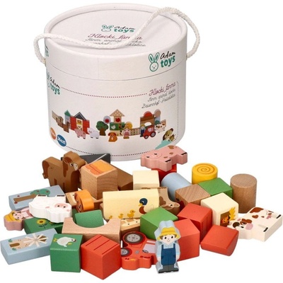 Adam Toys Dobrodružství na farmě kostky v kbelíku 36 ks – Hledejceny.cz