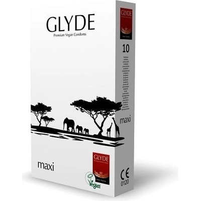Glyde Maxi 56 mm veganské latexové 10 ks