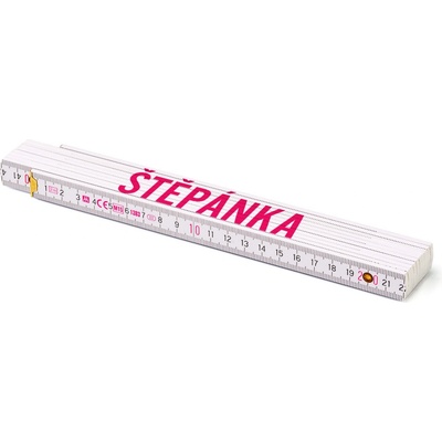 Metrie Skládací metr Block 52 Se jménem Štěpánka 2 m