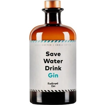 Flaschenpost Gin Save Water Drink Gin 41% 0,5 l (čistá fľaša)