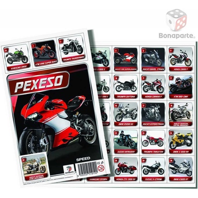 Bonaparte Pexeso: Motorky – Hledejceny.cz