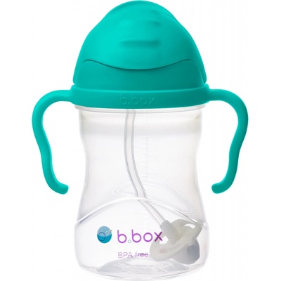 b.box hrneček s brčkem nefritově zelený 240 ml – Hledejceny.cz