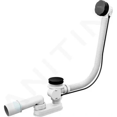Ravak Odtokové systémy Vanová odtoková a přepadová souprava, délka 570 mm, bowden, matná černá, X01745 – Hledejceny.cz
