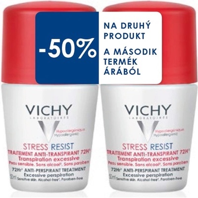 Vichy Antiperspirant Stress Resist Duo 2 x 50 ml – Hledejceny.cz