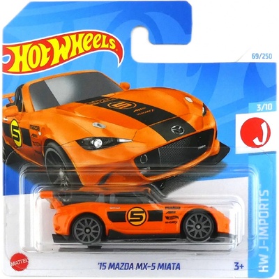 Mattel Hot Wheels '15 Mazda MX-5 Miata Orange