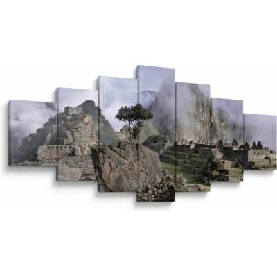 Obraz - Machu Picchu, sedmidílný 210x100 cm