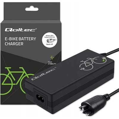 Qoltec Rychlá nabíječka 36V/42V 2A pro elektrokola Bosch – Hledejceny.cz