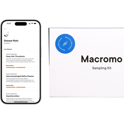 Macromo DNA Health genetický test pro zdraví 2 ks