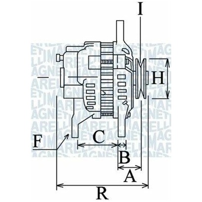 Alternátor MAGNETI MARELLI 063731671010