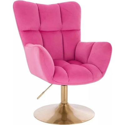 LuxuryForm Design Aurora velur na zlatom tanieri tmavoružové