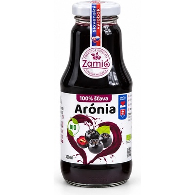 Zamio 100% ovocná šťava Bio Arónia 300 ml