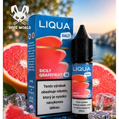 Liqua Salt Sicily Grapefruit 10 ml 20 mg