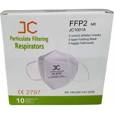 JC respirátor FFP2 bílý 10 ks