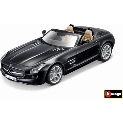 Bburago Mercedes Benz SLS AMG Roadster černá 1:32