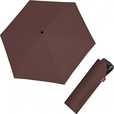 Doppler Mini Slim Carbonsteel DARK CHOCOLATE dámsky skladací dáždnik