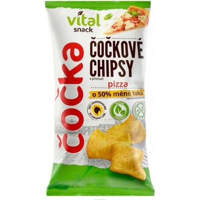 Vital Snack čočkové chipsy s příchutí pizza 65 g