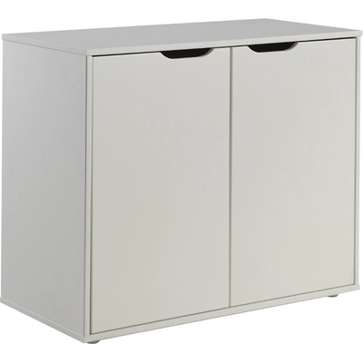 Vipack Bílá lakovaná komoda Pino 85,5 x 43,3 cm