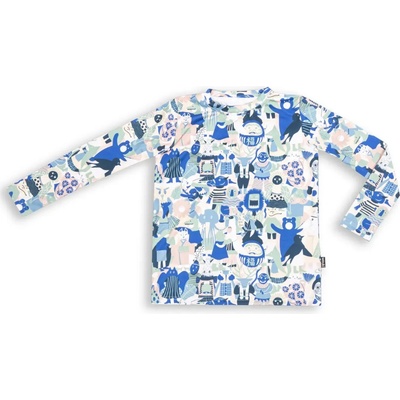 Detské multifunkčné tričko Niki Festive Blue