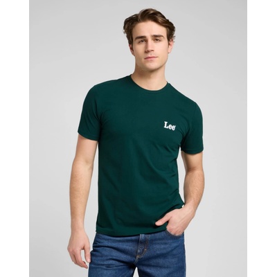 Pánské triko Lee SS Small Logo Tee 112370501 Jade Forest