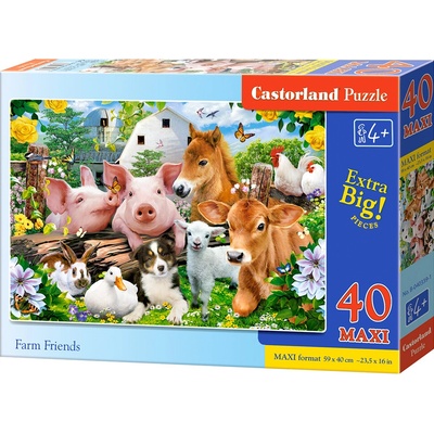 CASTORLAND Přátelé ze statku MAXI 40 dílků