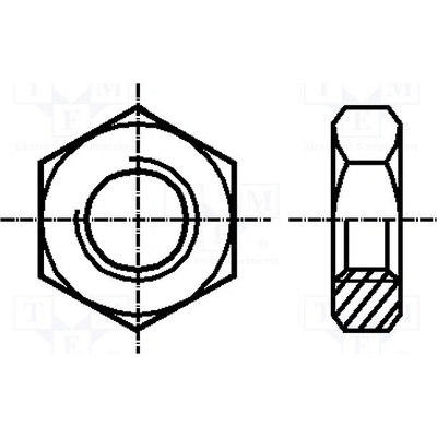 BOSSARD 1241974 Matice; šestihranná; M10; 1,5; kyselinovzdorná ocel A4; BN 631 – Hledejceny.cz