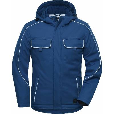 James & Nicholson JN 886 pracovná softshellová polstrovaná bunda Solid 02.0886 dark royal