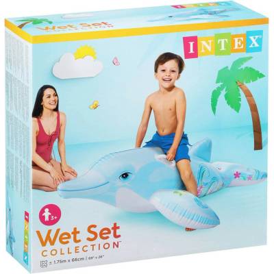 Intex 58535 Vodné vozidlo delfín modrý