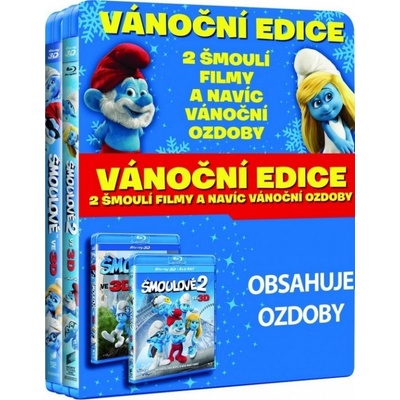 Šmoulové 1+2 2D+3D BD
