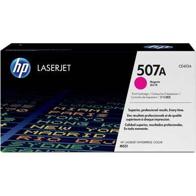 HP 507A originální tonerová kazeta purpurová CE403A