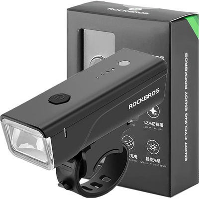 Rockbros 24510003001 260 lm + USB C USB A kabel predné čierne