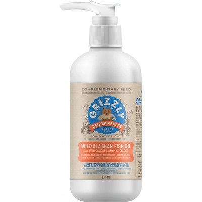 Grizzly Pet Products Salmon Oil Plus Lososový olej 250 ml – Hledejceny.cz
