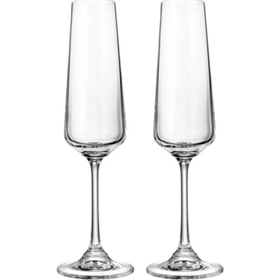 Crystalite Bohemia sklenice na šampaňské Corvus 2 x 160 ml