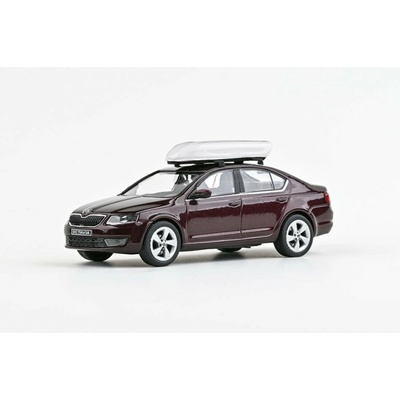 Abrex Škoda Octavia III 2012 Rosso Brunello Metalíza 1:43