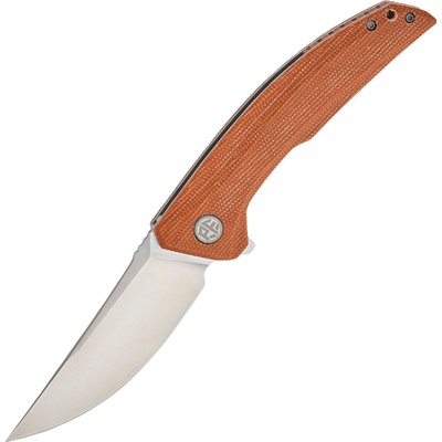 Petrified Fish PFP05 Deepsea Satin K110 Brown Micarta PFP05BRMS