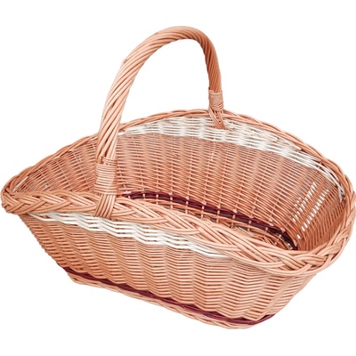 Hradil Proutěný koš na dřevo ke krbu 64 x 42 cm – Hledejceny.cz