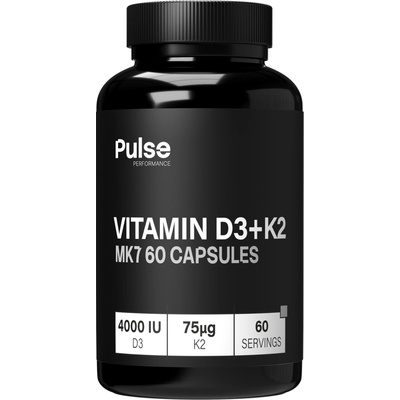 Pulse Performance Vitamin D3+K2 MK7 60 kapslí