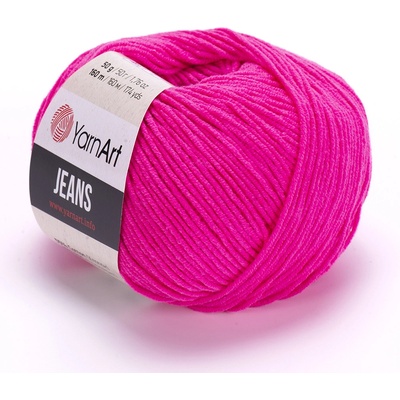 Jeans 50g - 59 ružová neónová