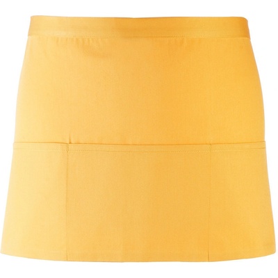 Premier Zástěra Colours PR 151 do pasu krátká COT390151a3999-sunflower Slunečnice