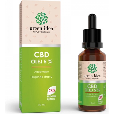 Green idea CBD olej 5 % 10 ml